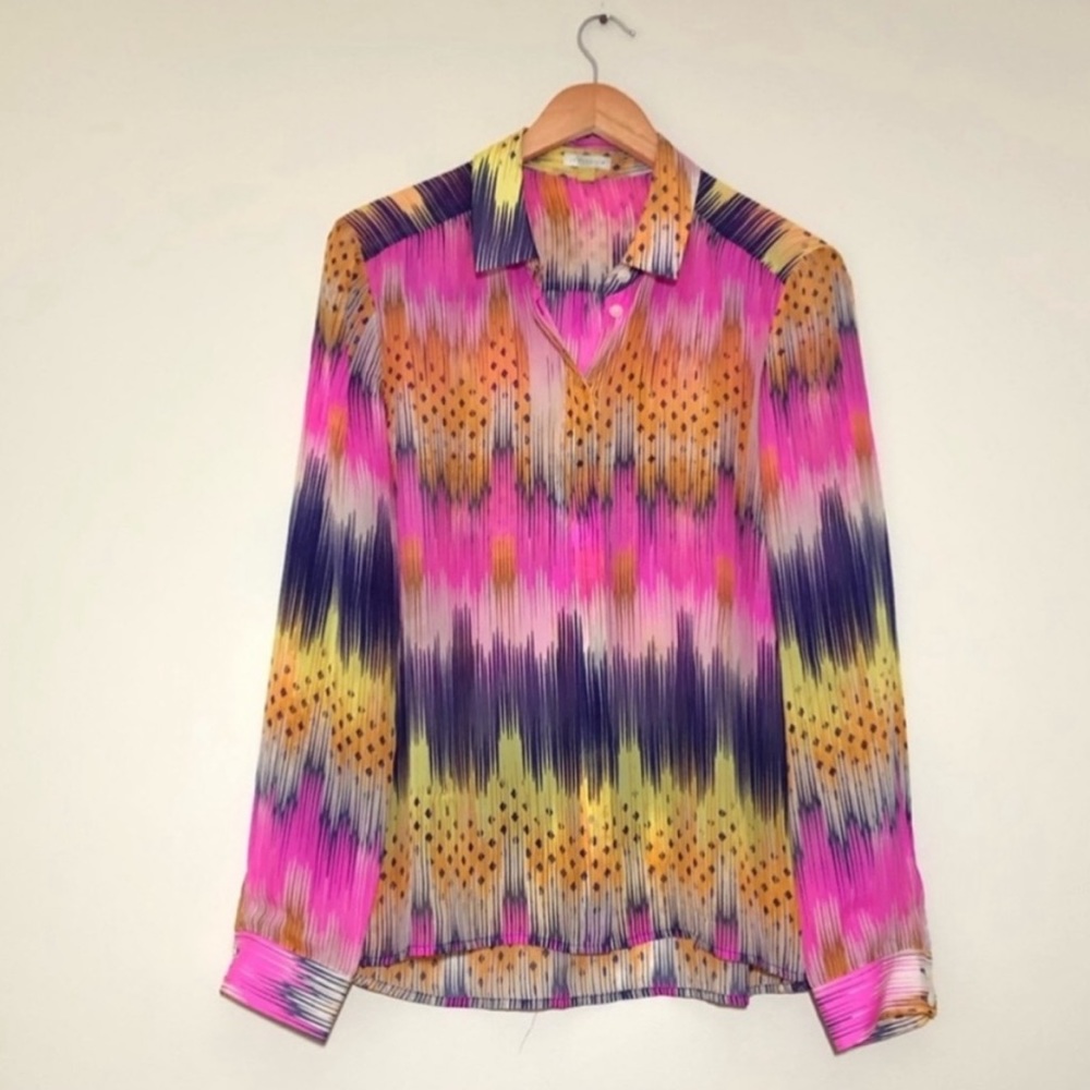 Anthropologie Multicolor Patterned Blouse